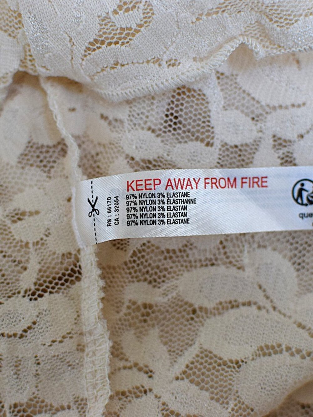 Anthropologie Lace Cardigan Top Sheer Button Front Ivory Sz M Romantic Coquette - Picture 10 of 10